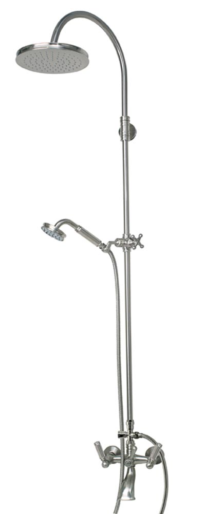 Душ.колонна LIBERTY COLUMN для ванны (выс.штанг+лейка 200мм+ручн.душ+излив)никел