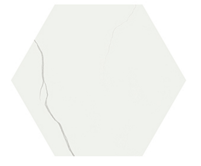 Esagona Marmo Bianco 19.5x22.5
