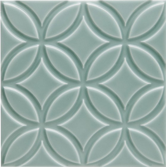 ADNE4147 Relieve Botanical Sea Green 15x15