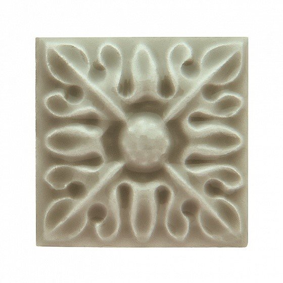 ADST4066   Relieve Flor № 2 Graystone 3x3