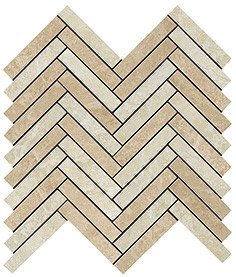 Light Herringbone Mosaic Lucida 29.8x29.8