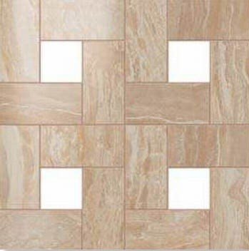 S.M. Woodstone Champagne Mosaic Lap 45x45