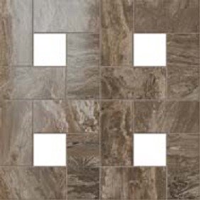 S.M. Woodstone Taupe Mosaic Lap 45x45