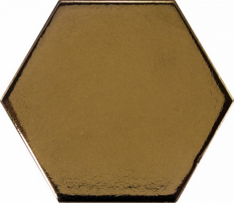 Scale Hexagon Metallic 10.7x12.4