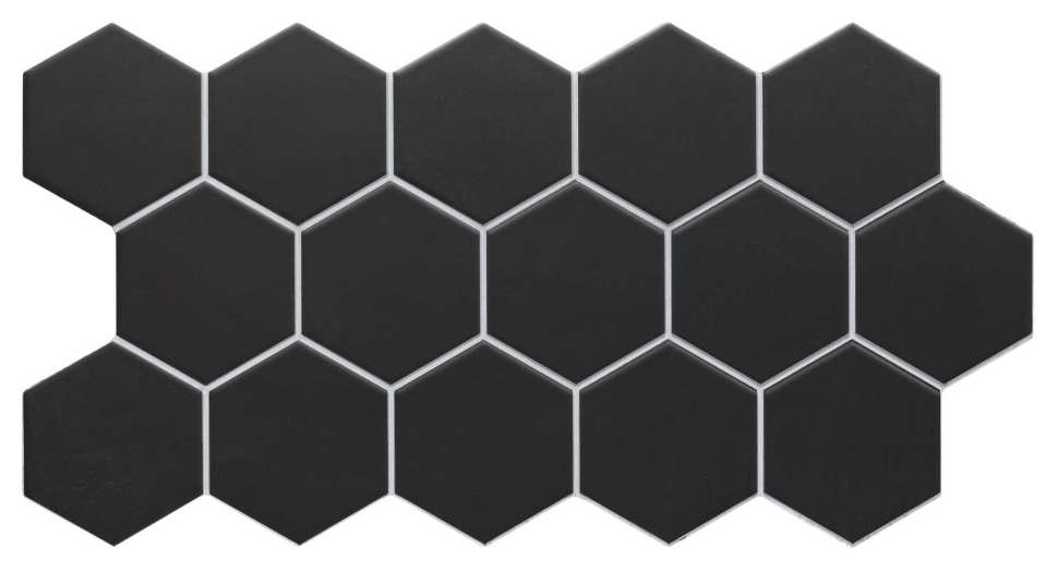 Hex Black 26.5x51