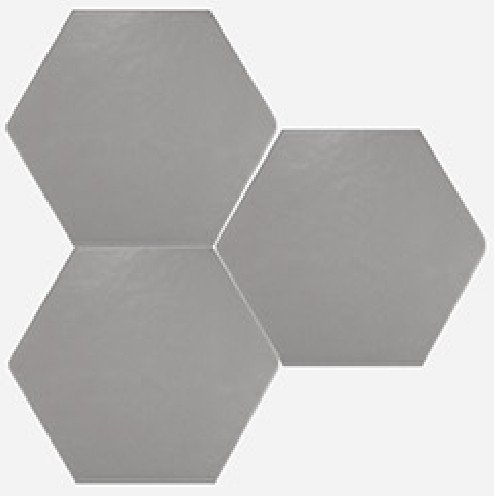 Hexagon Grey Ma 11.6x10.1