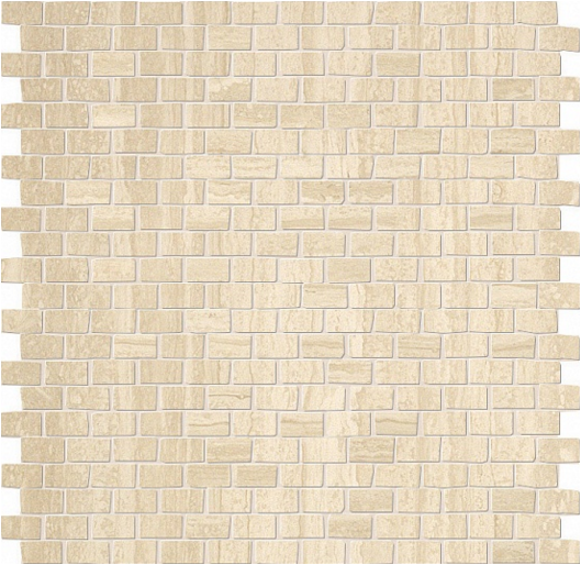 Roma Travertino Brick Mosaico 30x30