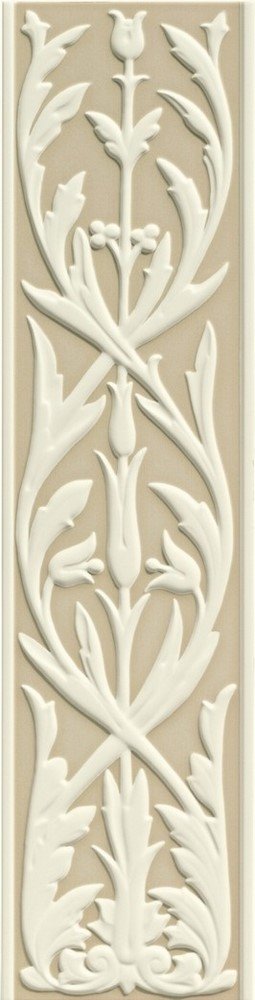 Ermitage Decorato Beige/Tabacco Matt 20x80
