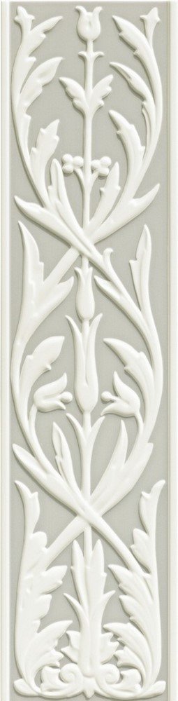 Ermitage Decorato Bianco/Fumo Matt 20x80