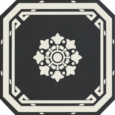 Ottagono Black Dover 20x20