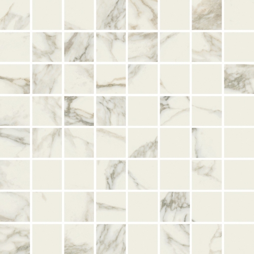 Arabescato White Mosaico Lux 29x29