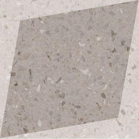 Natural  Rhombus Decor Taupe 18.5x18.5