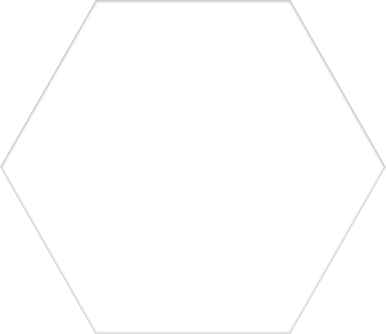 Керамогранит Basic White Hex 25x22