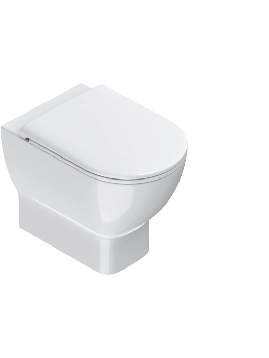 Унитаз напольный безободковый Sfera 54x35 eco + Биде напольное Sfera 54x35 eco (комплект)