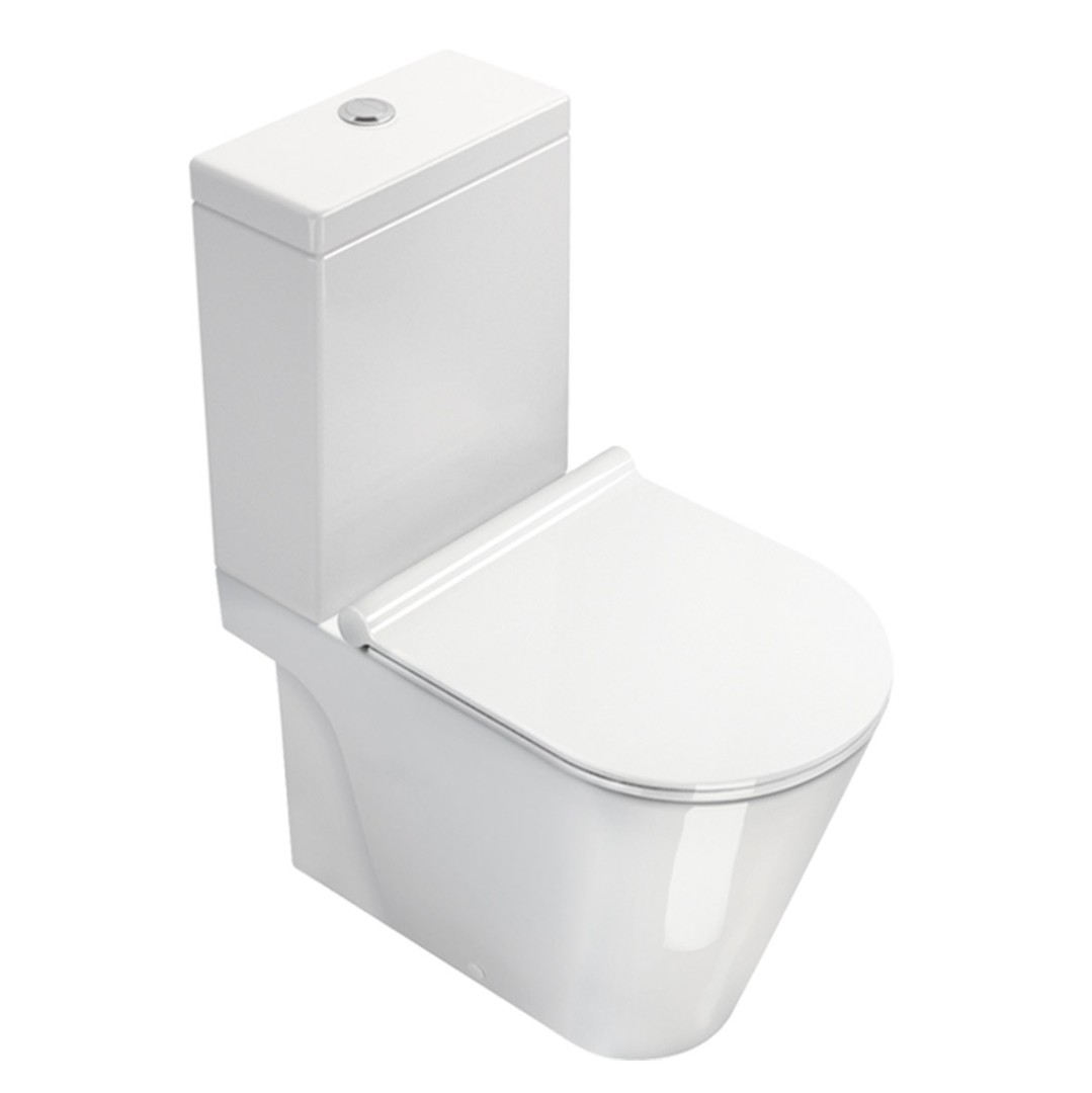 Унитаз моноблок 62x35 с керамическим бачком