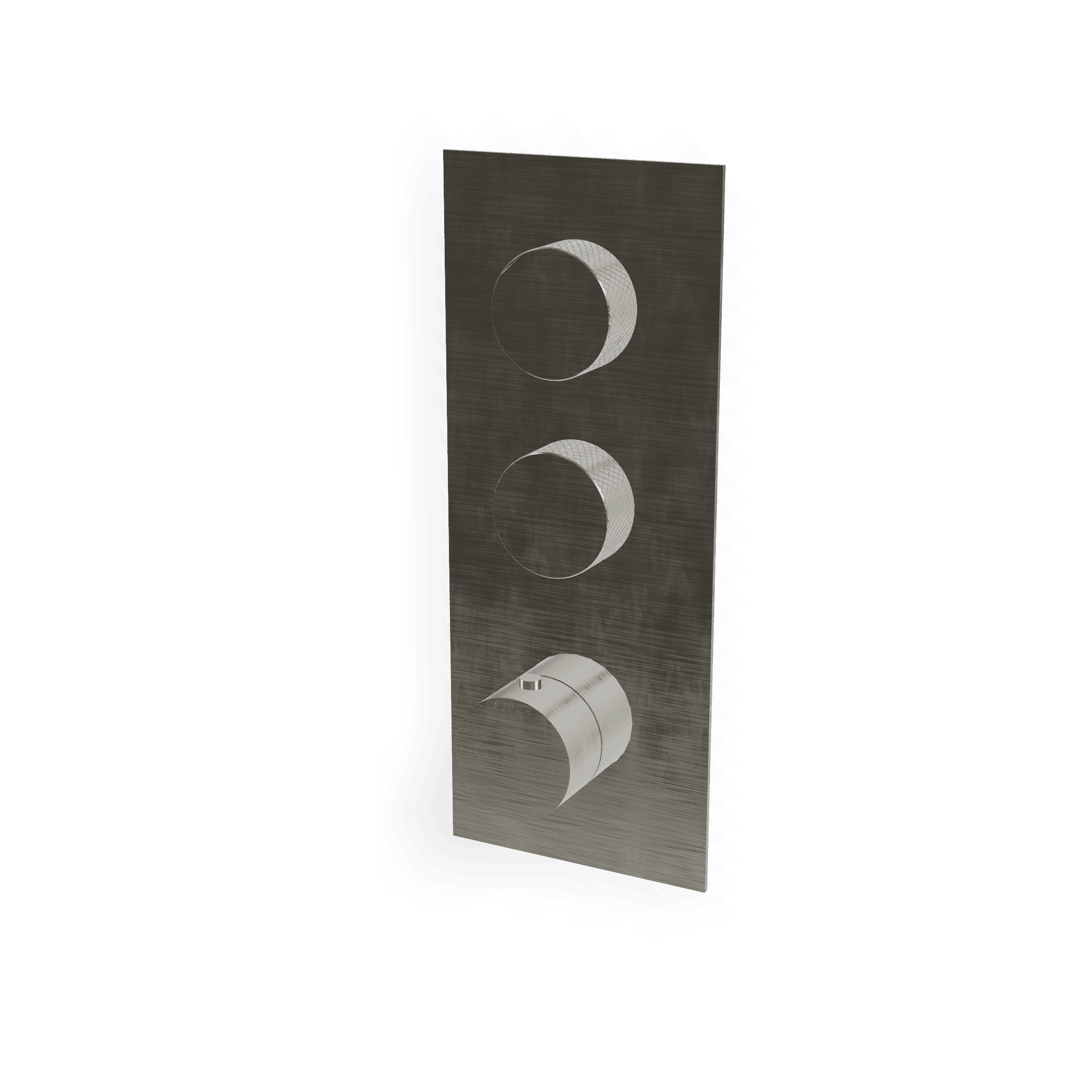 Внешняя часть термостатического смесителя для душа на 2 потребителя 22mm