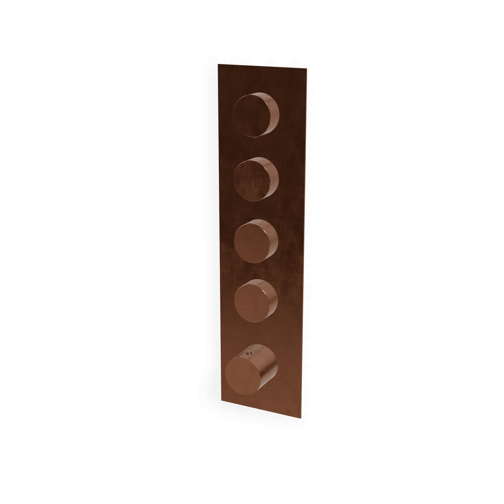 Внешняя часть термостатического смесителя для душа на 4 потребителя 22mm