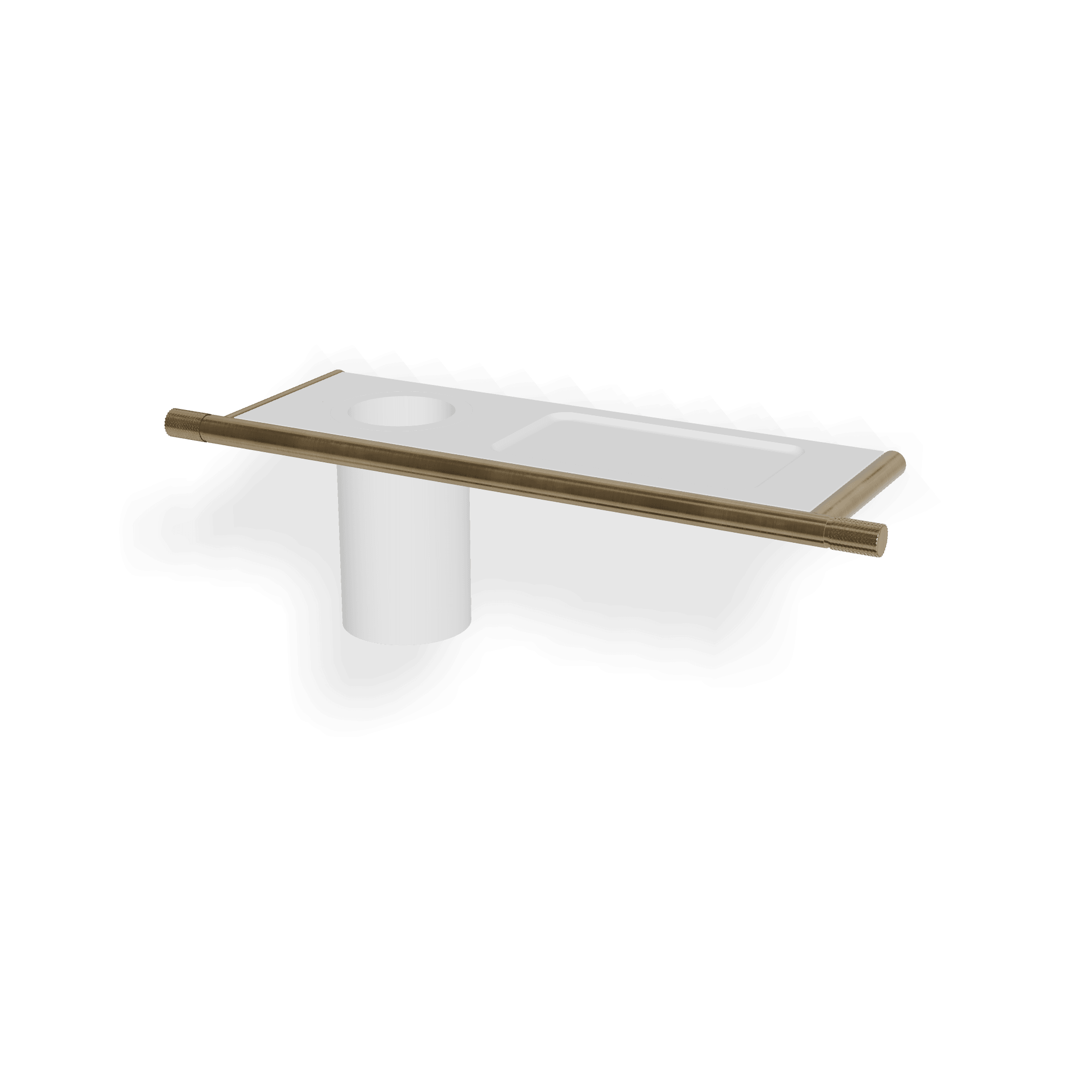 Полка со встроенным стаканом 22mm