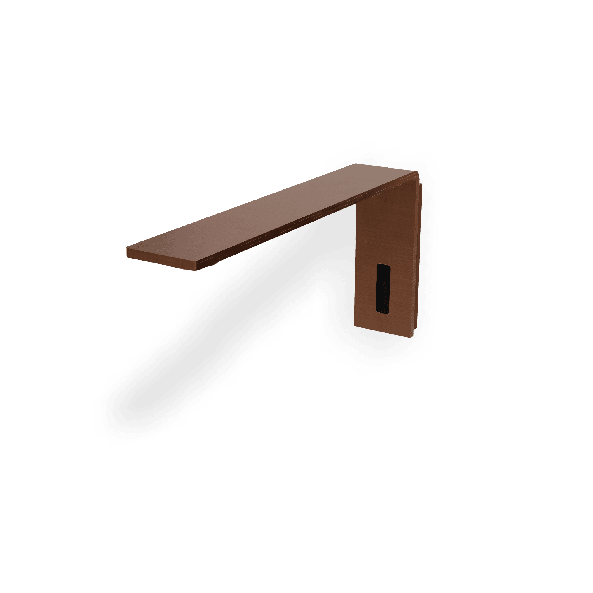 Внешняя часть электронного смесителя для раковины из стены с аккумулятором 230 мм 5mm