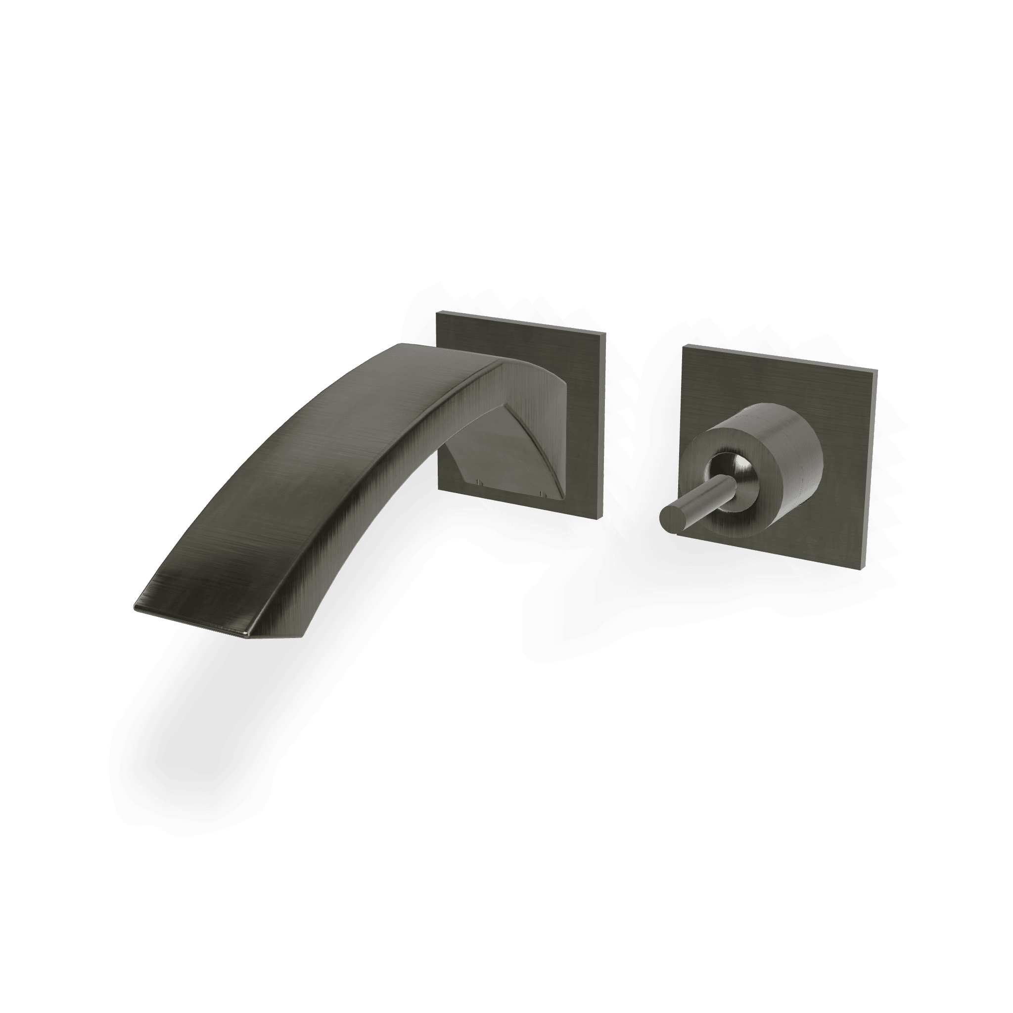 Внешняя часть смесителя для раковины из стены на 3 отверстия 193 мм Arche