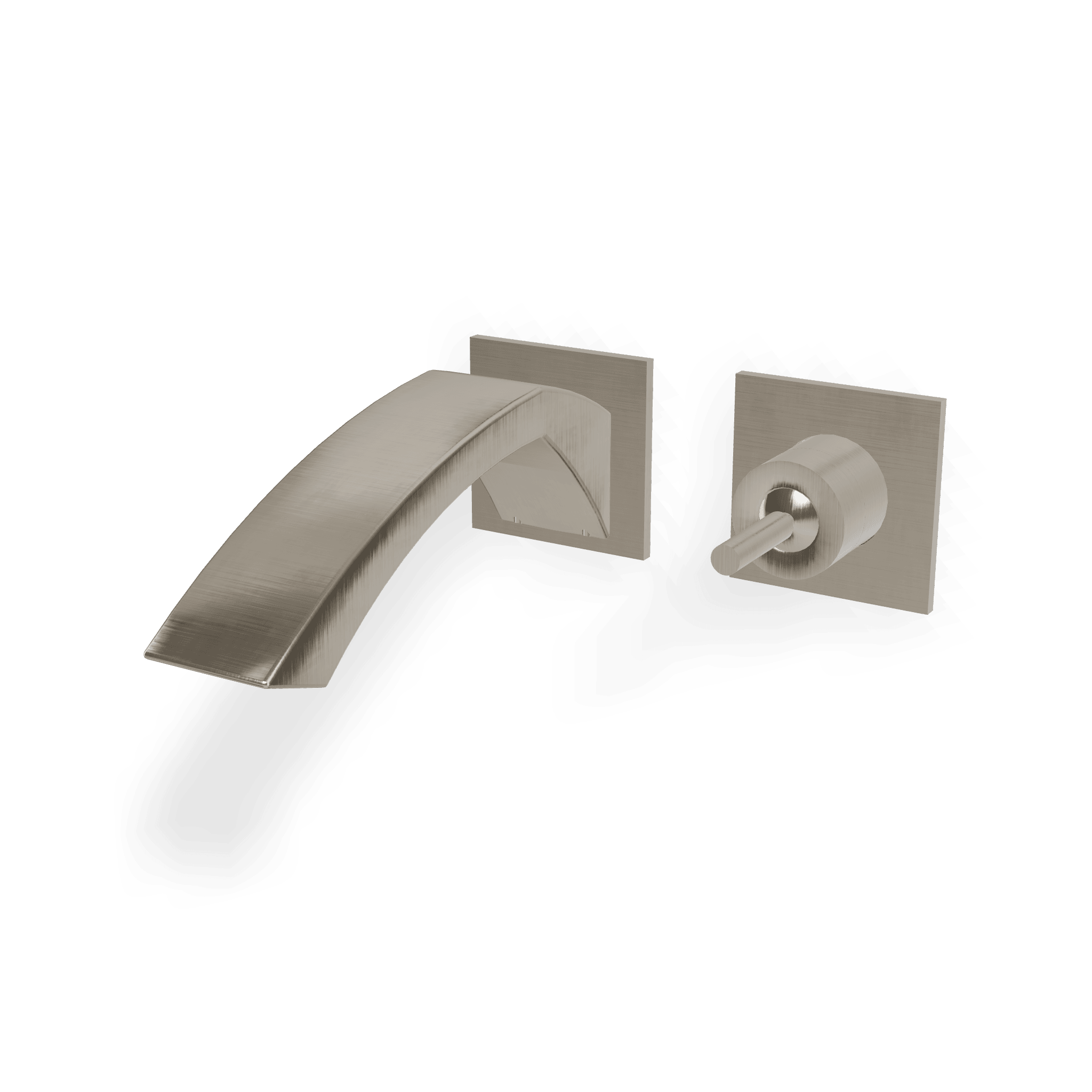 Внешняя часть смесителя для раковины из стены на 3 отверстия 193 мм Arche