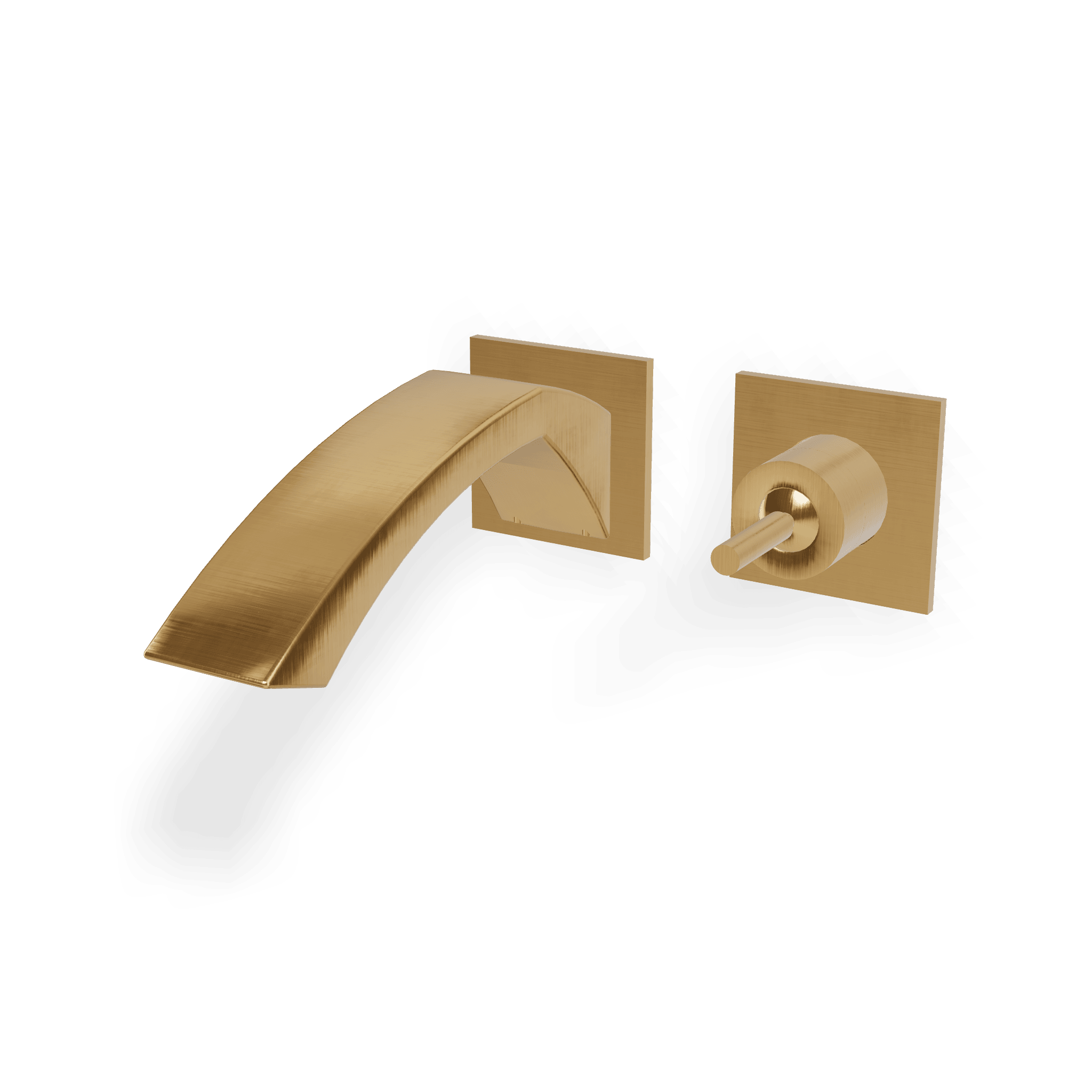 Внешняя часть смесителя для раковины из стены на 3 отверстия 193 мм Arche