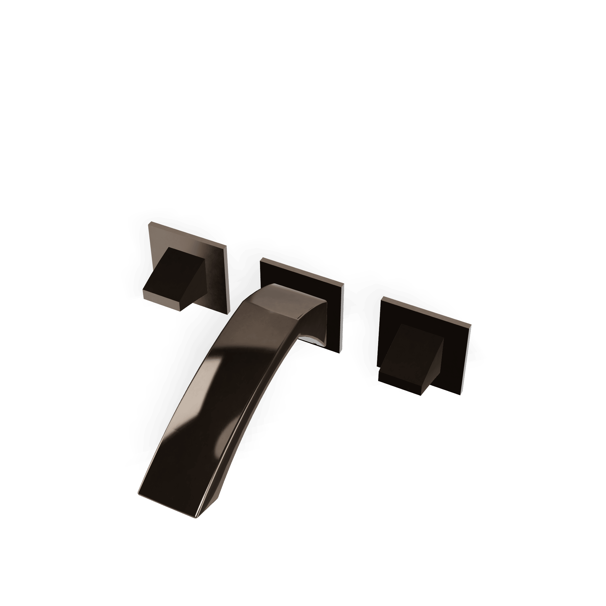 Внешняя часть смесителя для раковины из стены на 3 отверстия 193 мм Arche