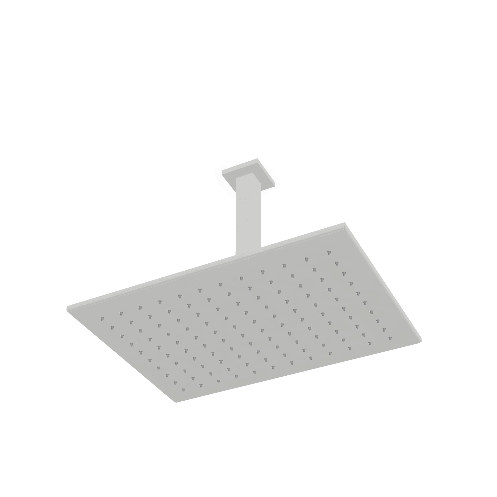 Верхний душ 360х260 мм с кронштейном 250 мм из потолка