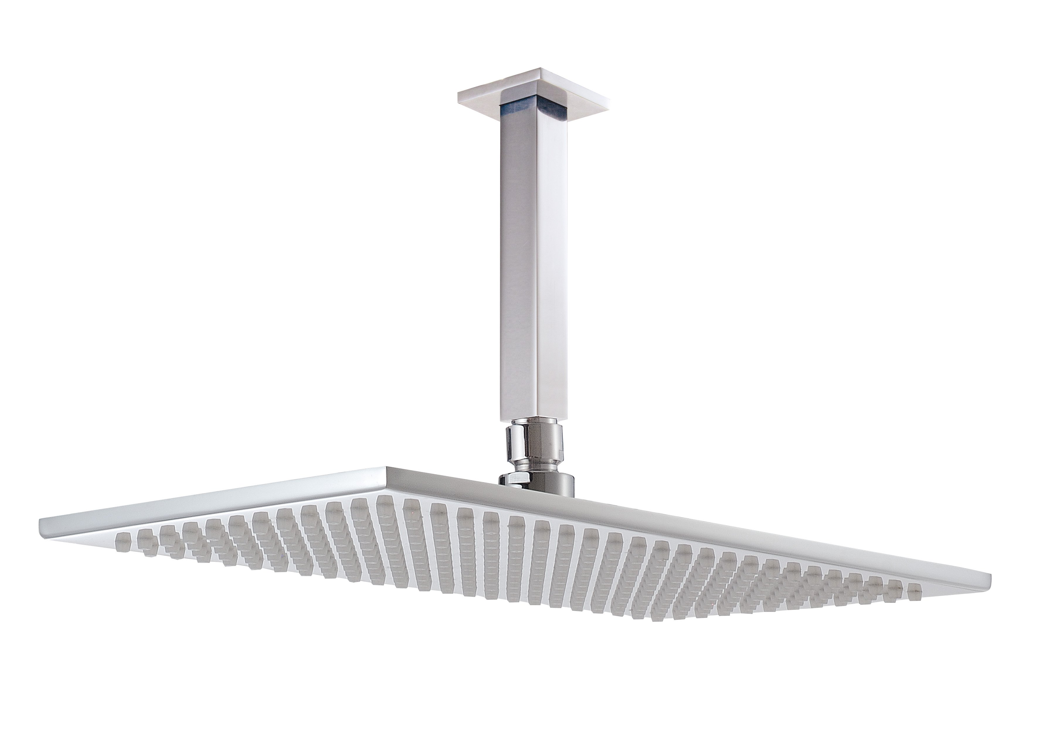 Верхний душ 360х260 мм с кронштейном 250 мм из потолка