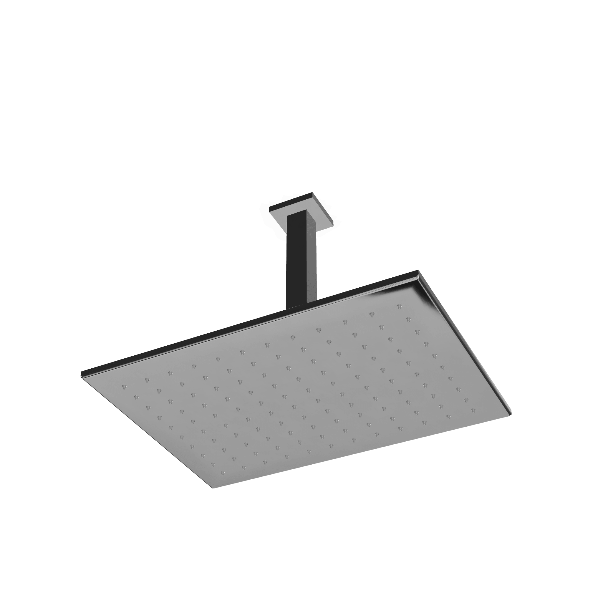 Верхний душ 360х260 мм с кронштейном 250 мм из потолка