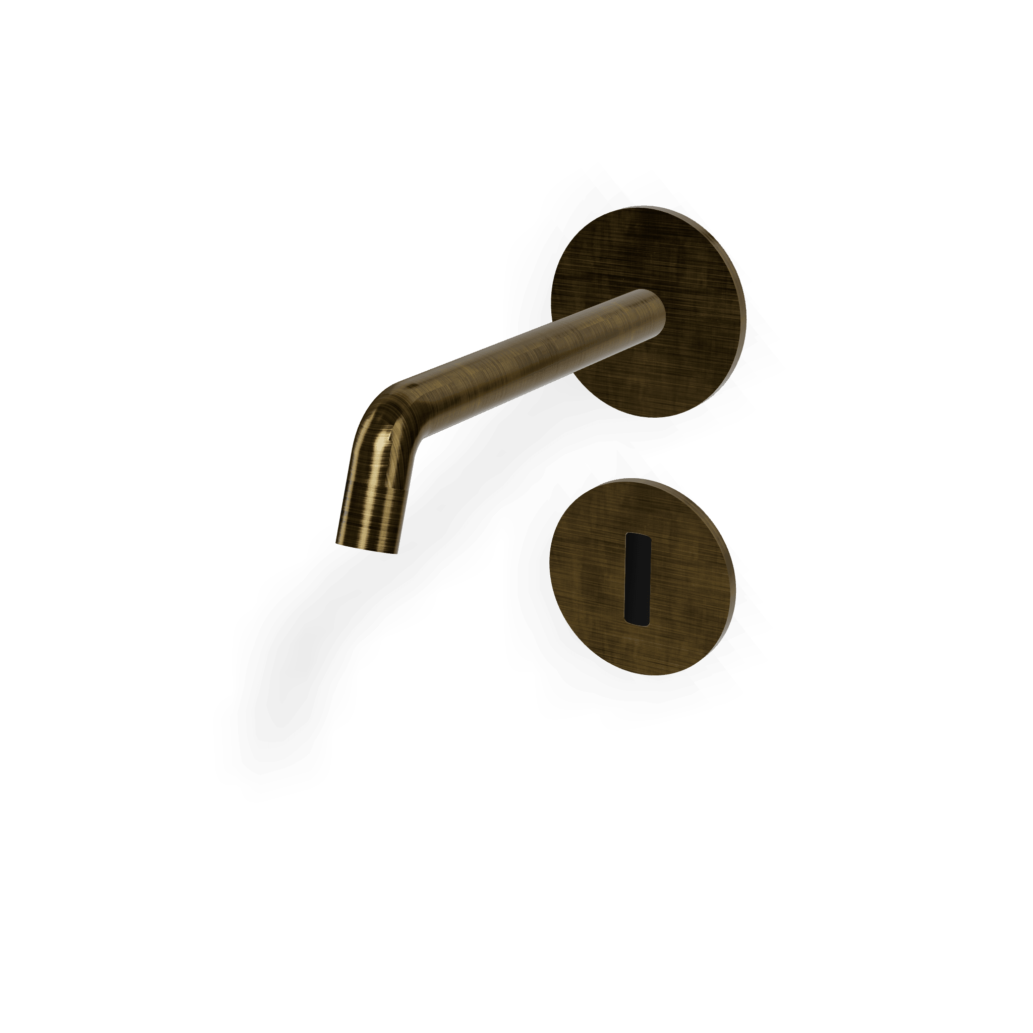 Внешняя часть электронного смесителя для раковины из стены с аккумулятором 176 мм Up+