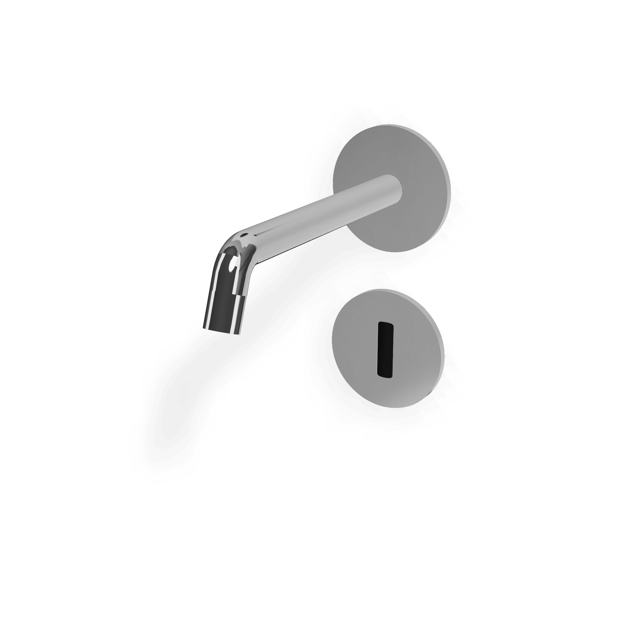 Внешняя часть электронного смесителя для раковины из стены с аккумулятором 176 мм Up+