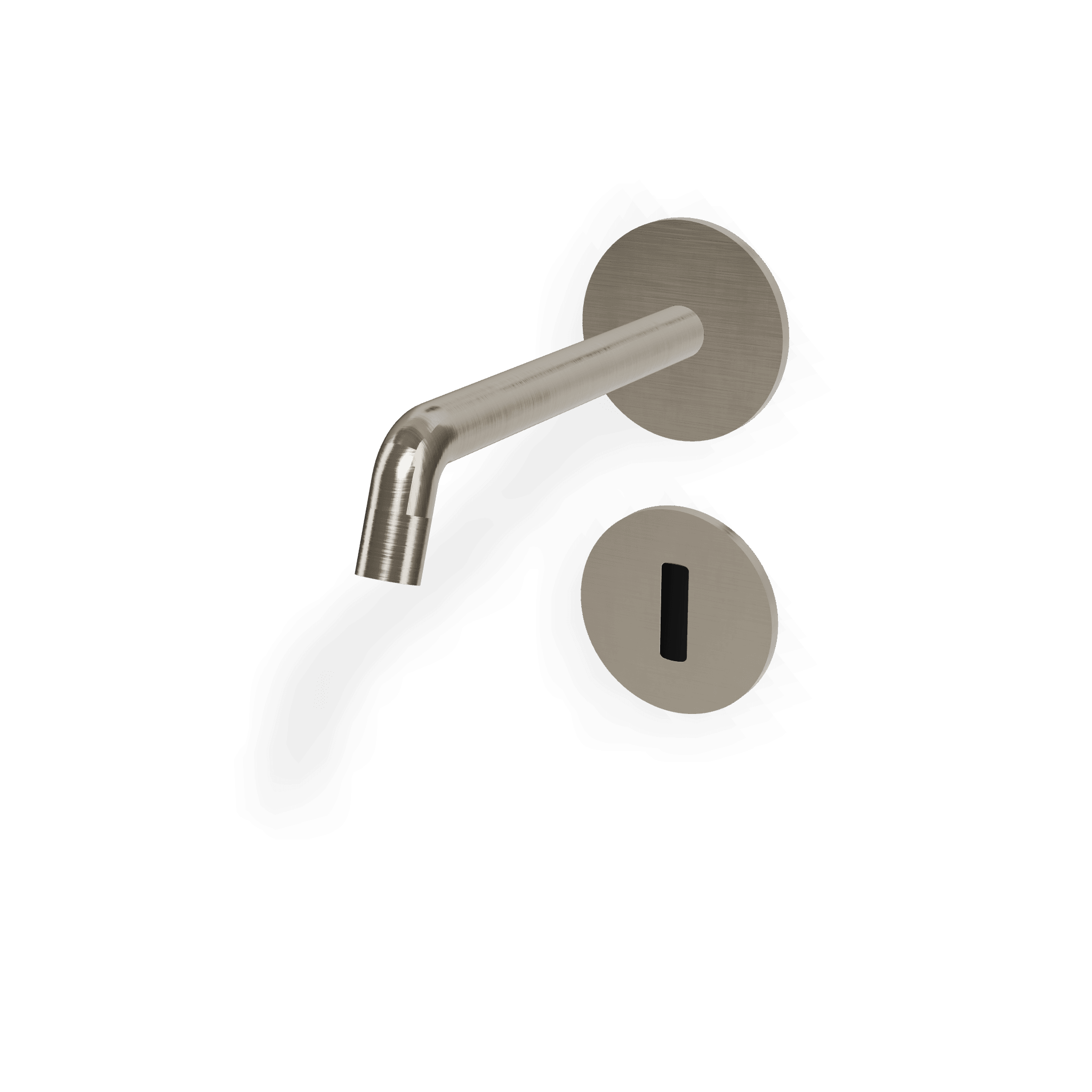 Внешняя часть электронного смесителя для раковины из стены с аккумулятором 176 мм Up+