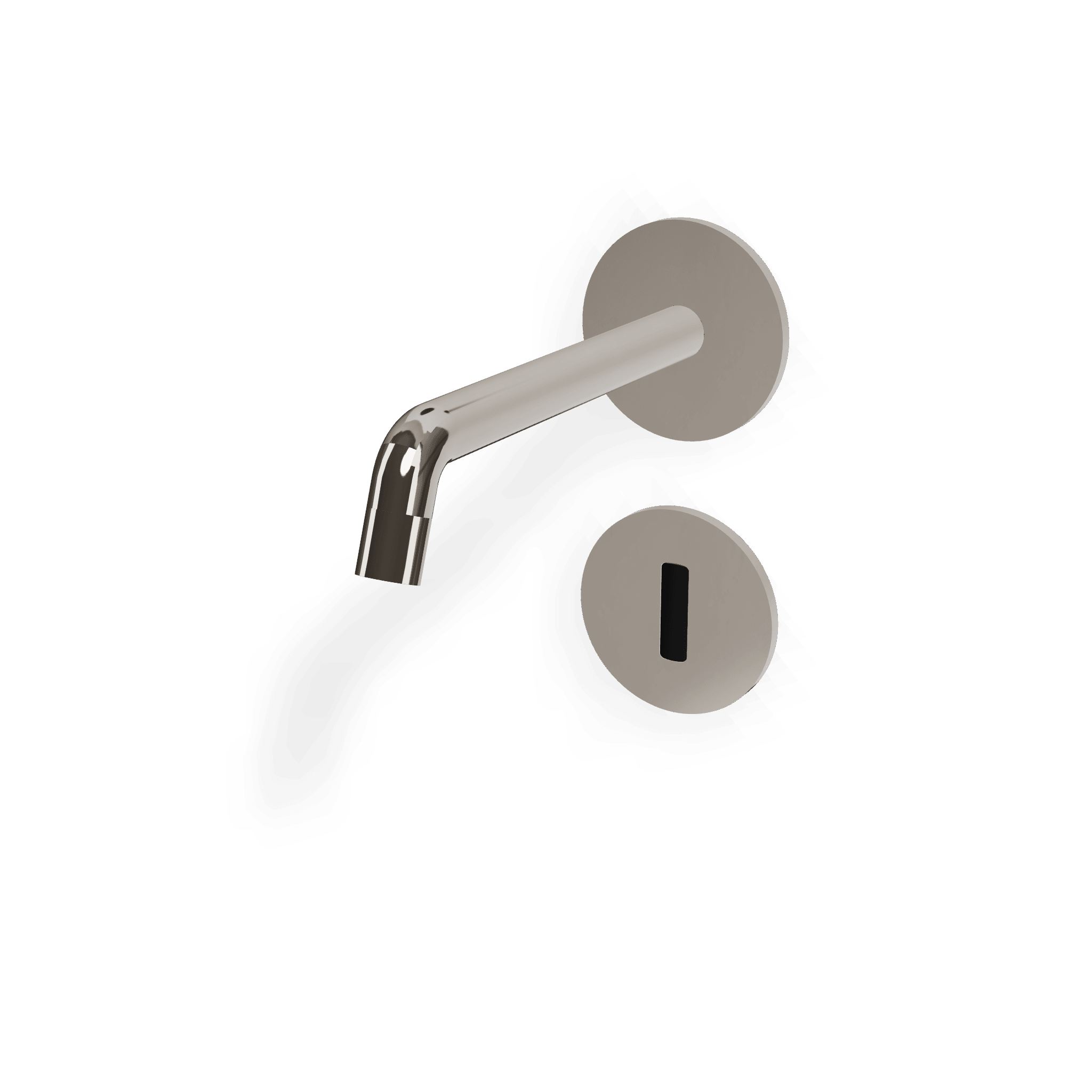 Внешняя часть электронного смесителя для раковины из стены с аккумулятором 176 мм Up+