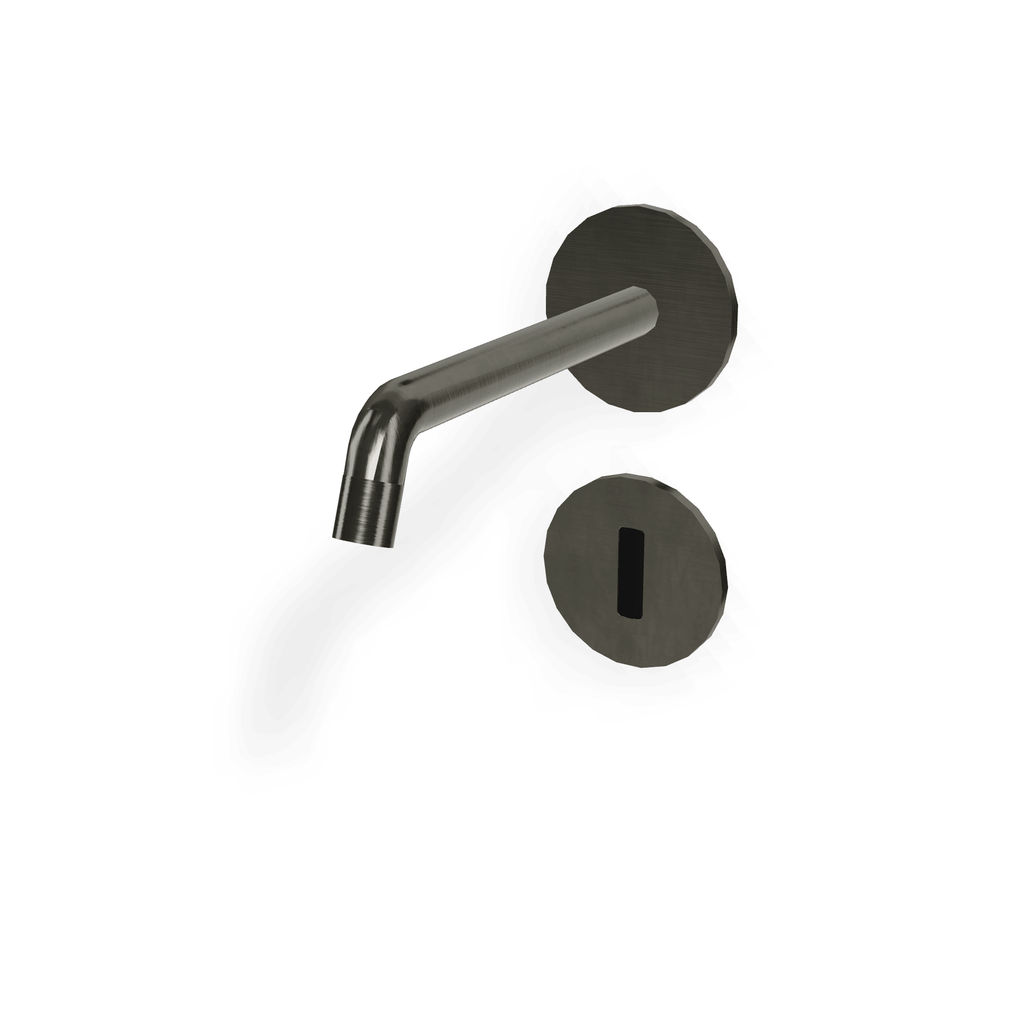 Внешняя часть электронного смесителя для раковины из стены с блоком питания 220В 176 мм Up+