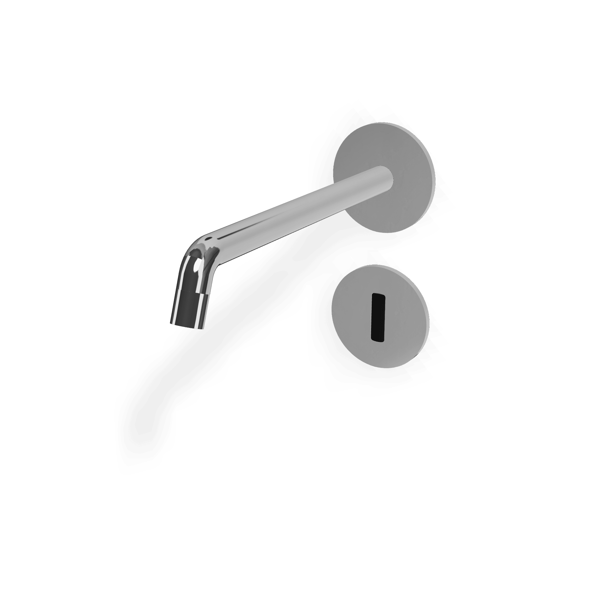 Внешняя часть электронного смесителя для раковины из стены с аккумулятором 226 мм Up+