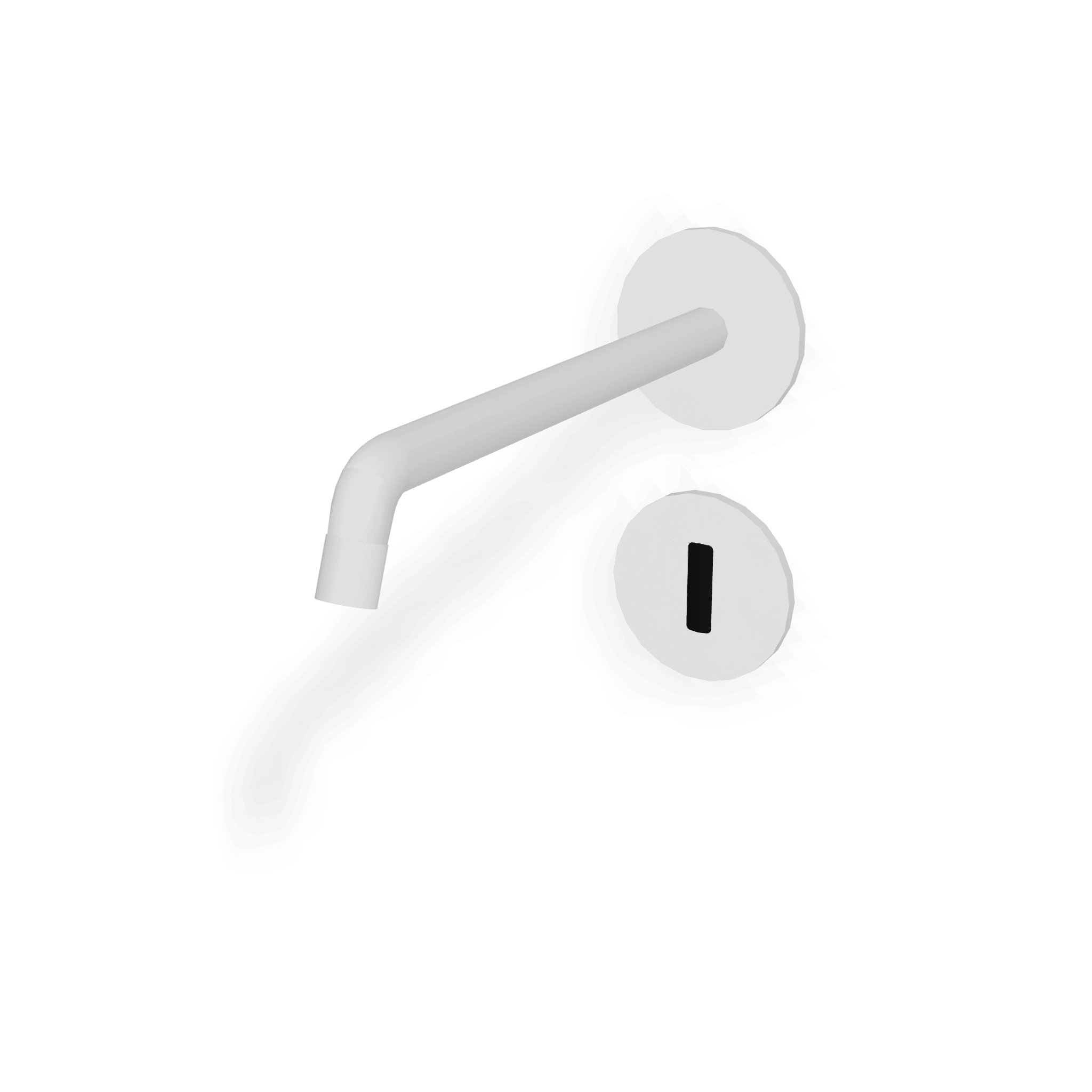 Внешняя часть электронного смесителя для раковины из стены с блоком питания 220В 226 мм Up+