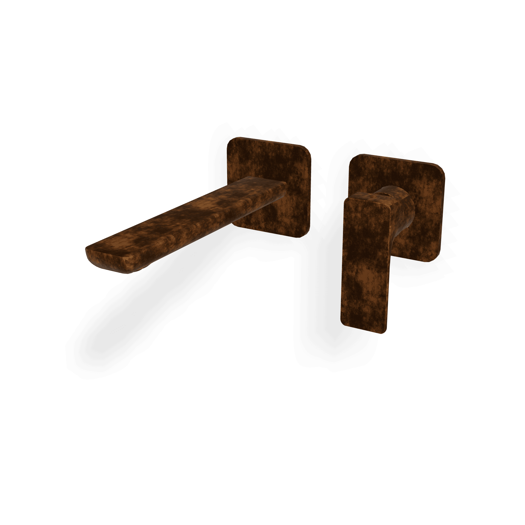 Внешняя часть смесителя для раковины из стены 183 мм Hask