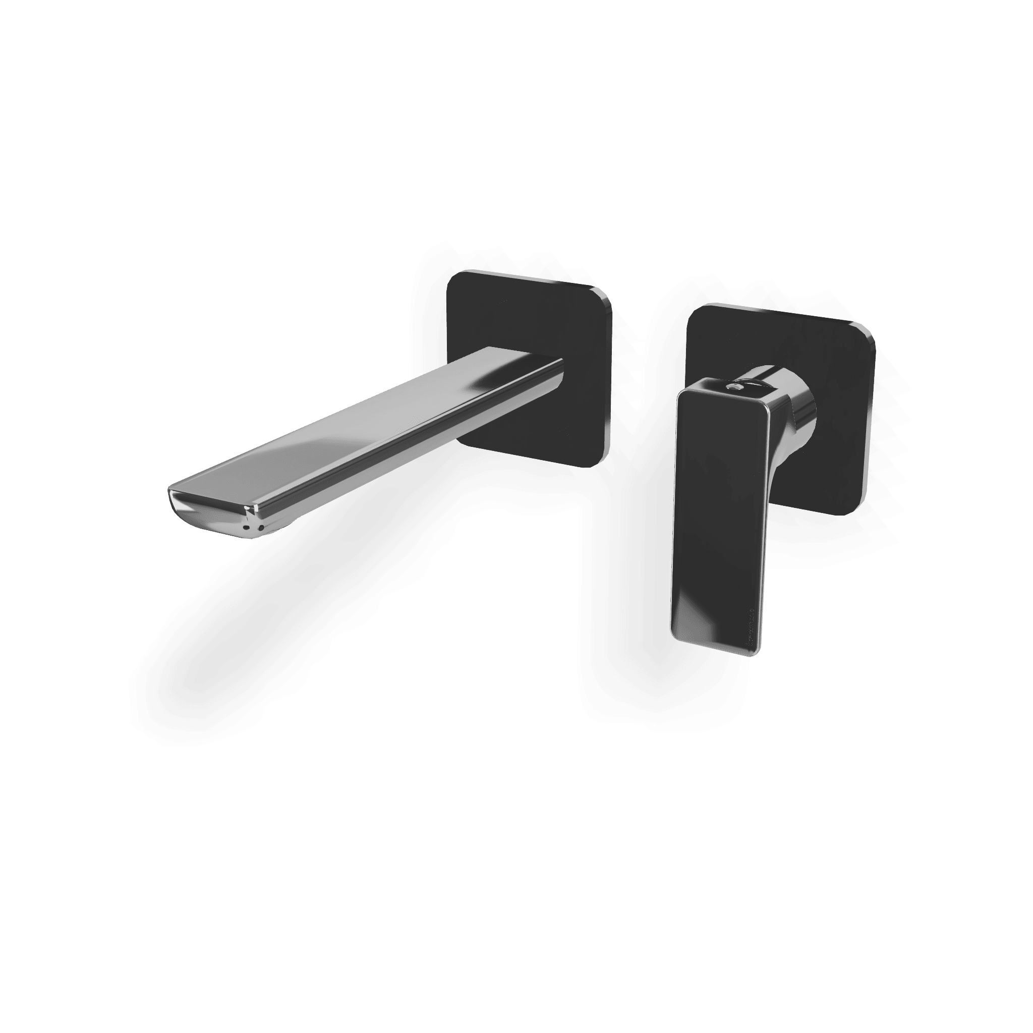 Внешняя часть смесителя для раковины из стены 183 мм Hask