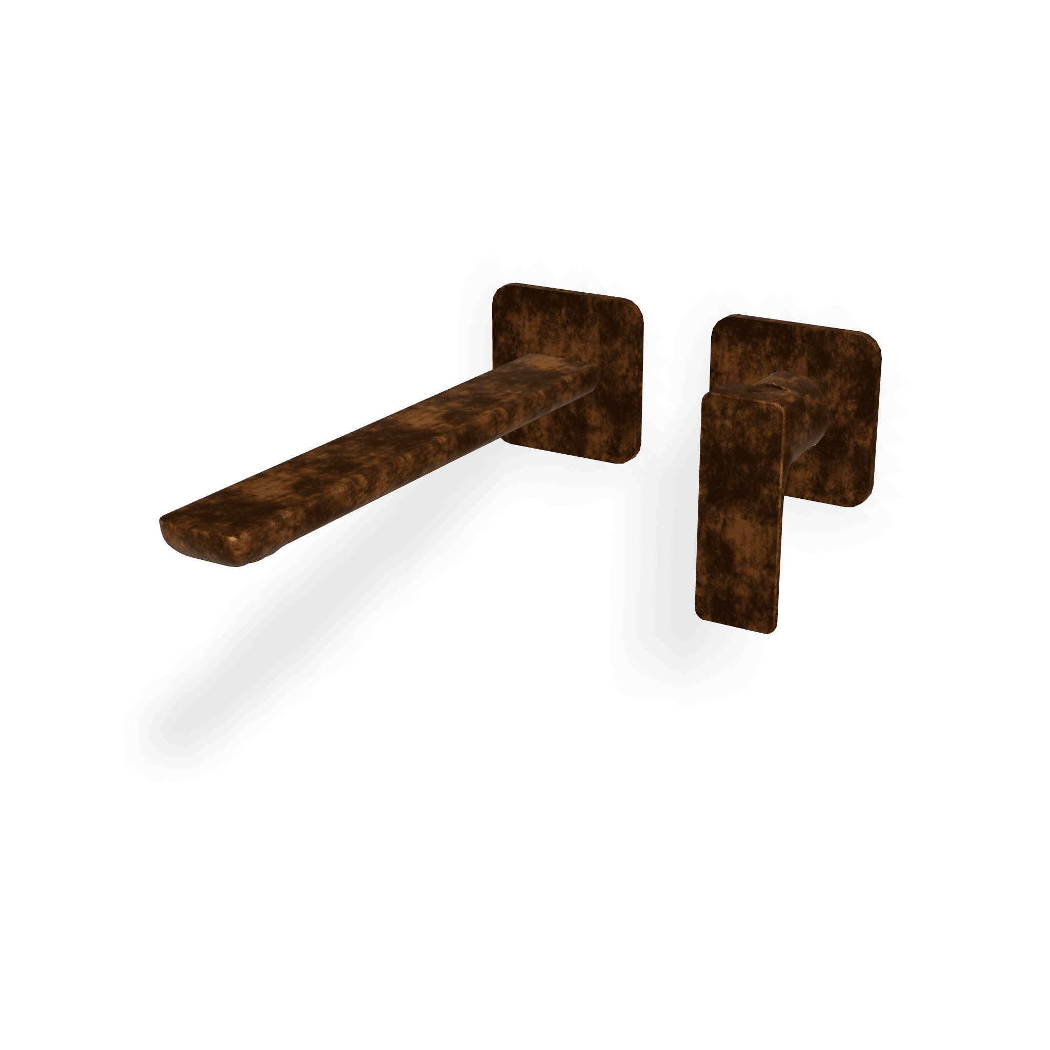 Внешняя часть смесителя для раковины из стены 233 мм Hask