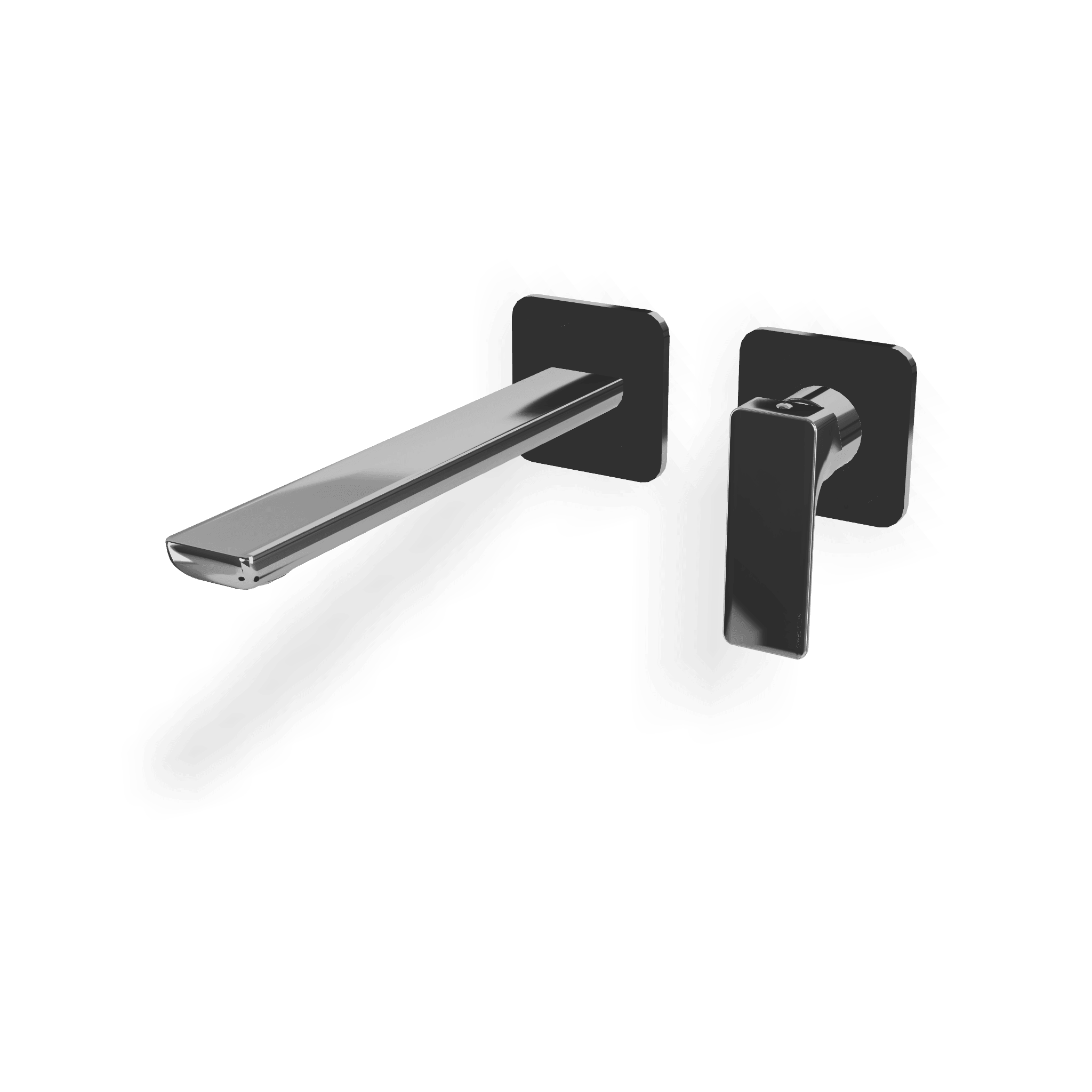 Внешняя часть смесителя для раковины из стены 233 мм Hask