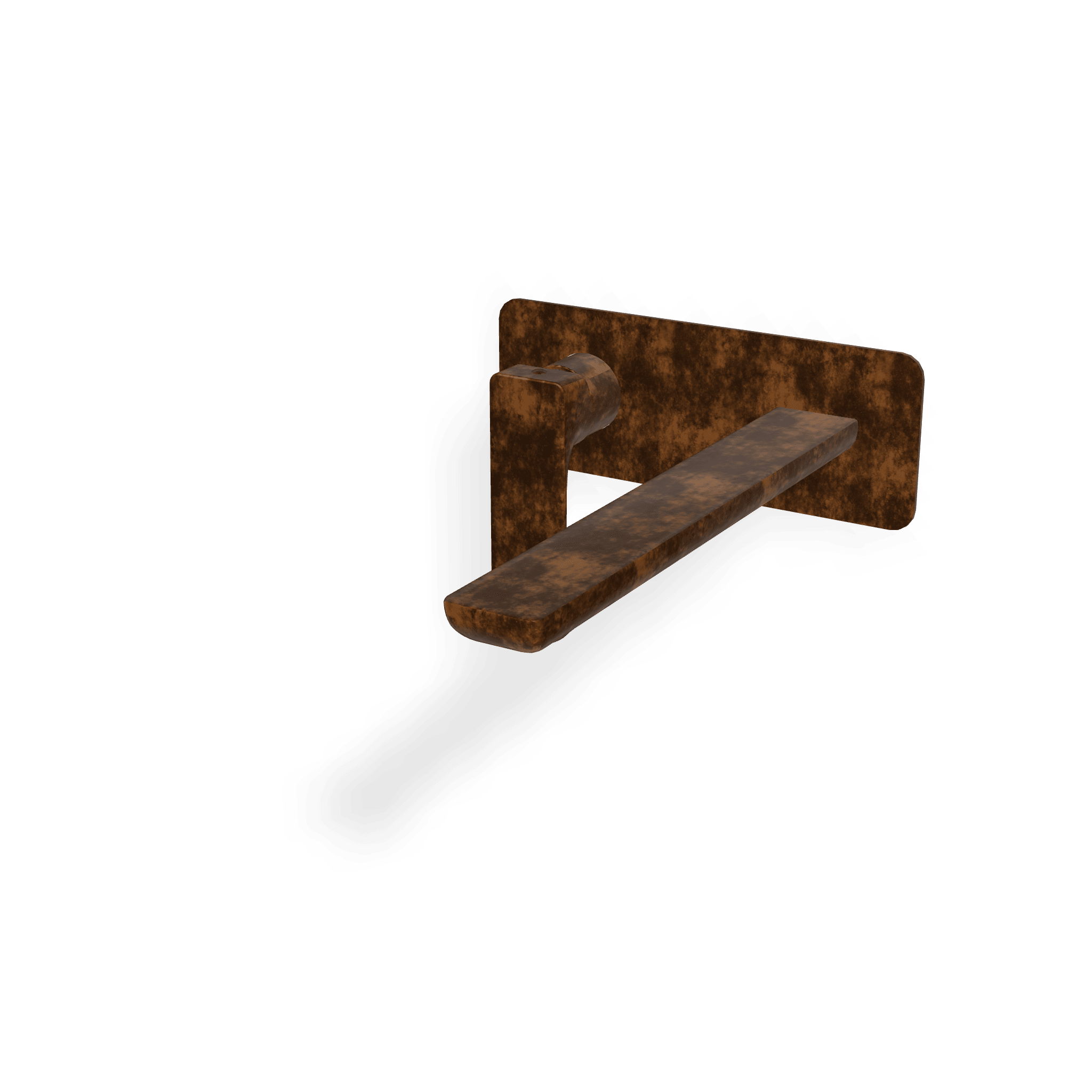 Внешняя часть смесителя для раковины из стены 230 мм Hask