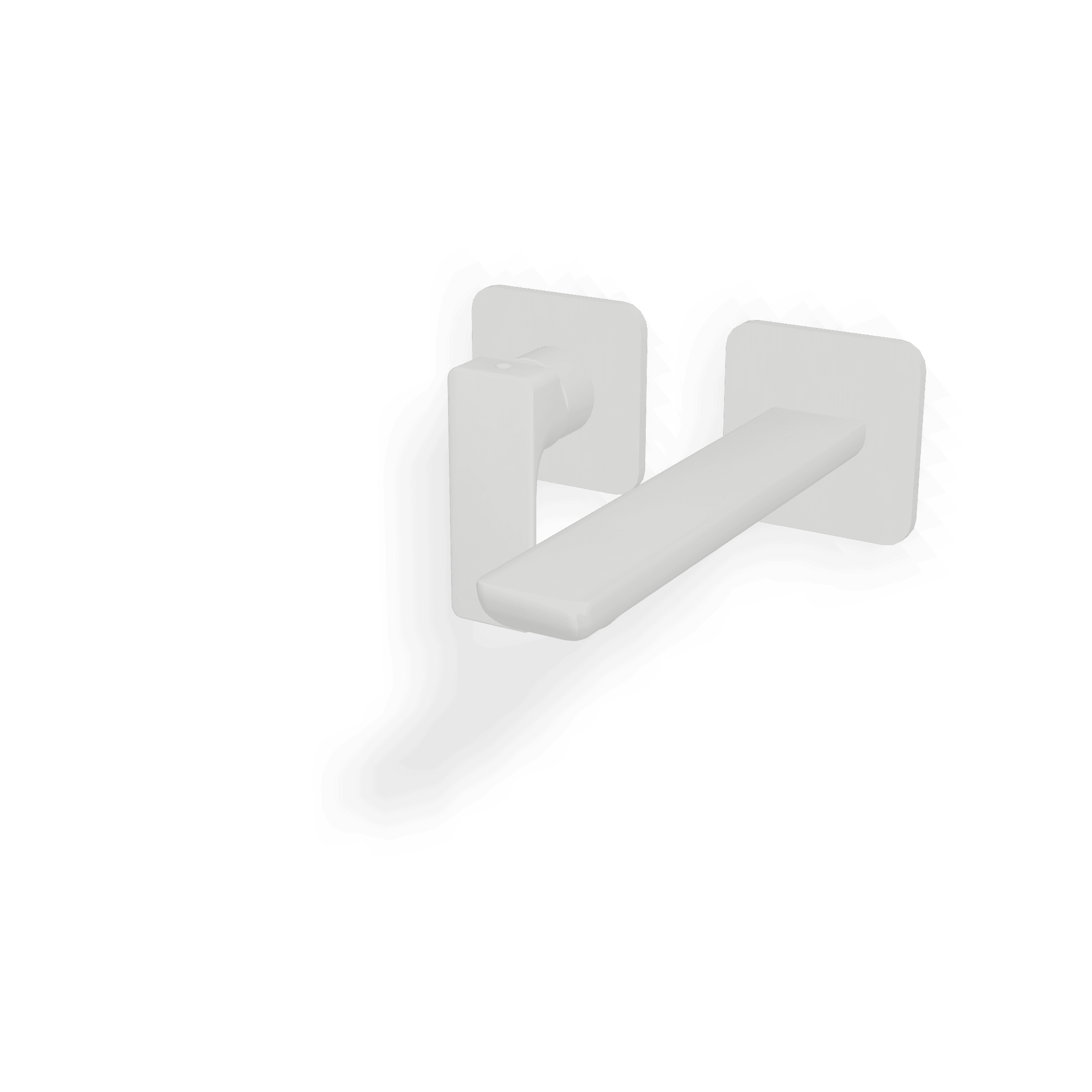 Внешняя часть смесителя для раковины из стены 183 мм Hask