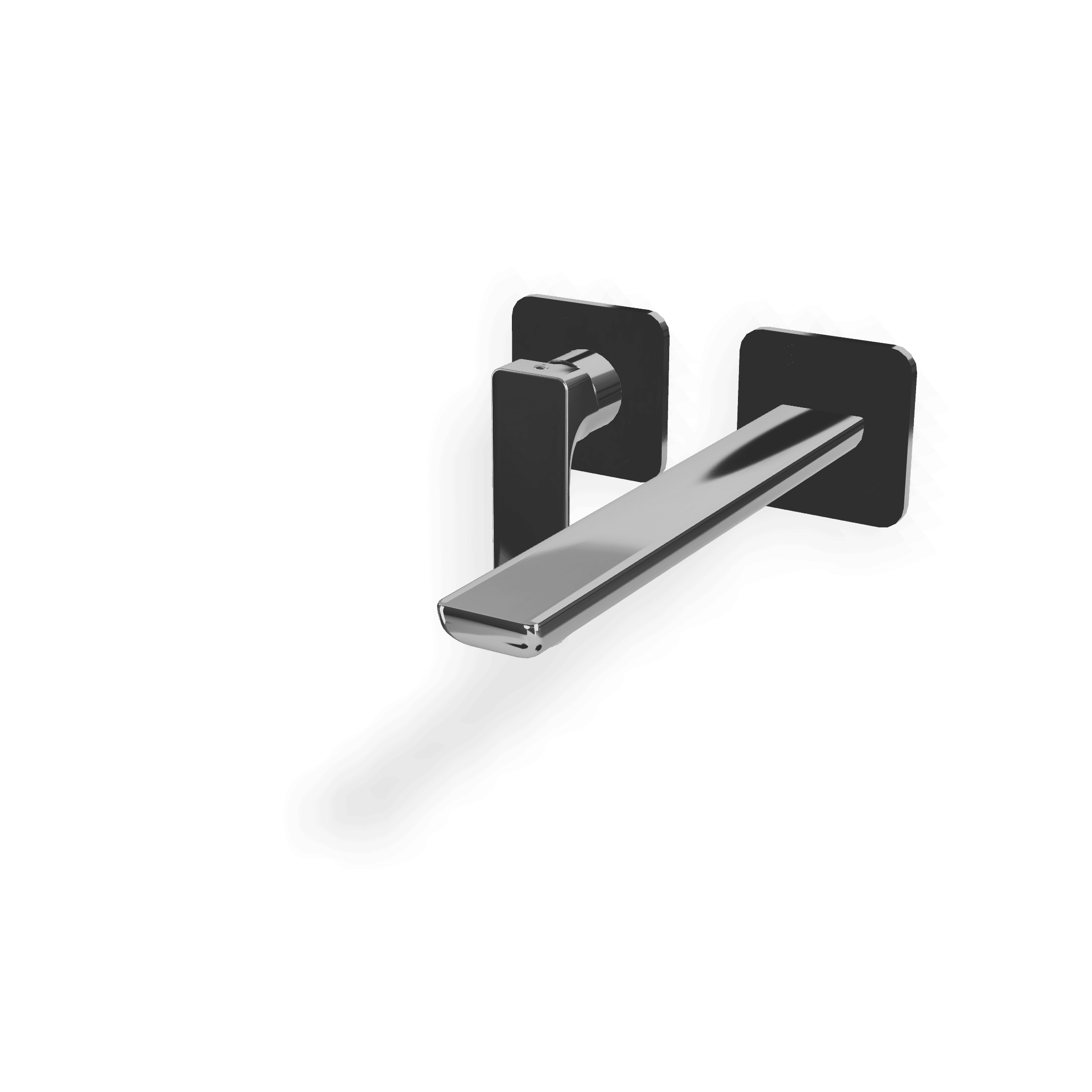 Внешняя часть смесителя для раковины из стены 233 мм Hask