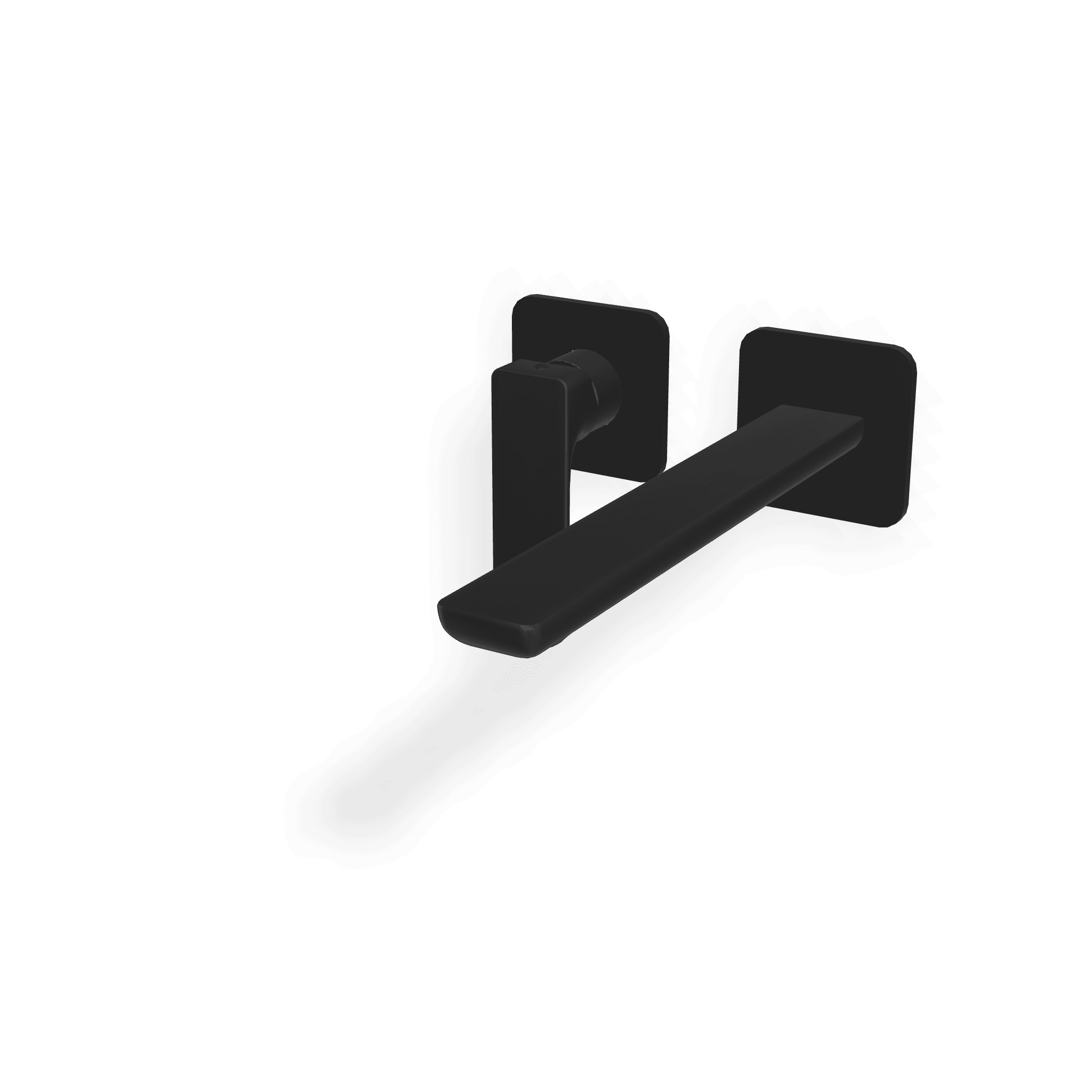 Внешняя часть смесителя для раковины из стены 233 мм Hask