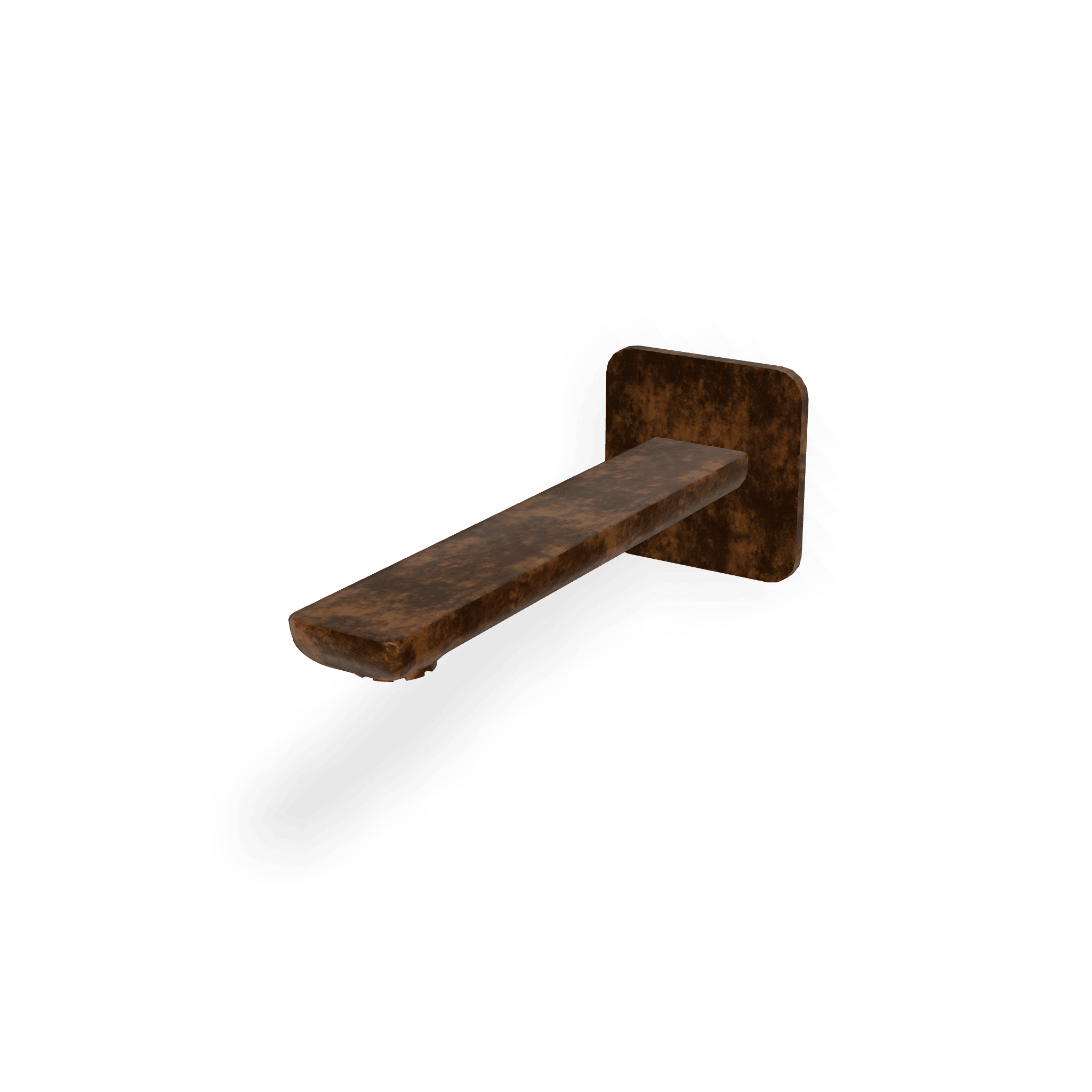 Излив для ванны настенный 183 мм Hask