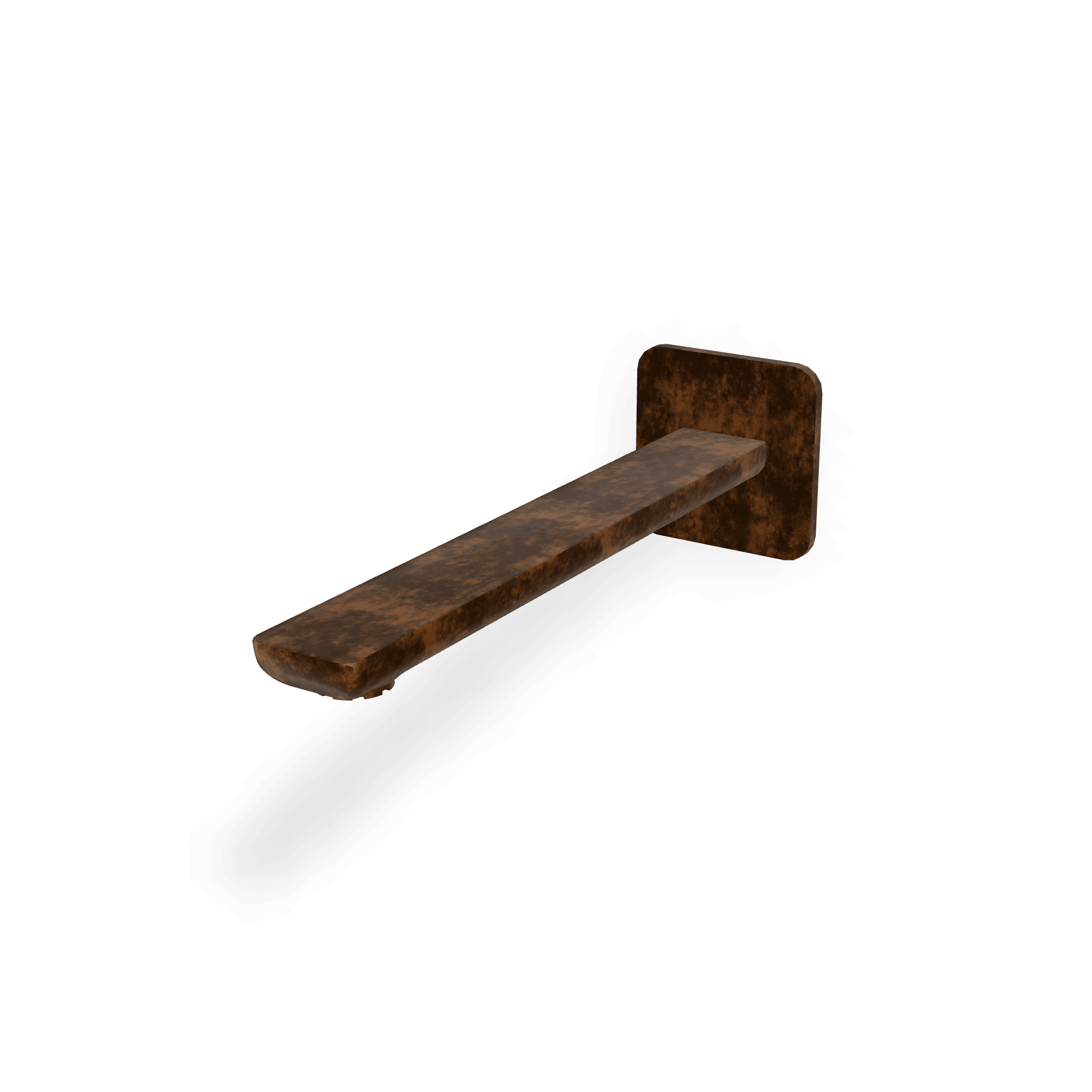 Излив для ванны настенный 233 мм Hask