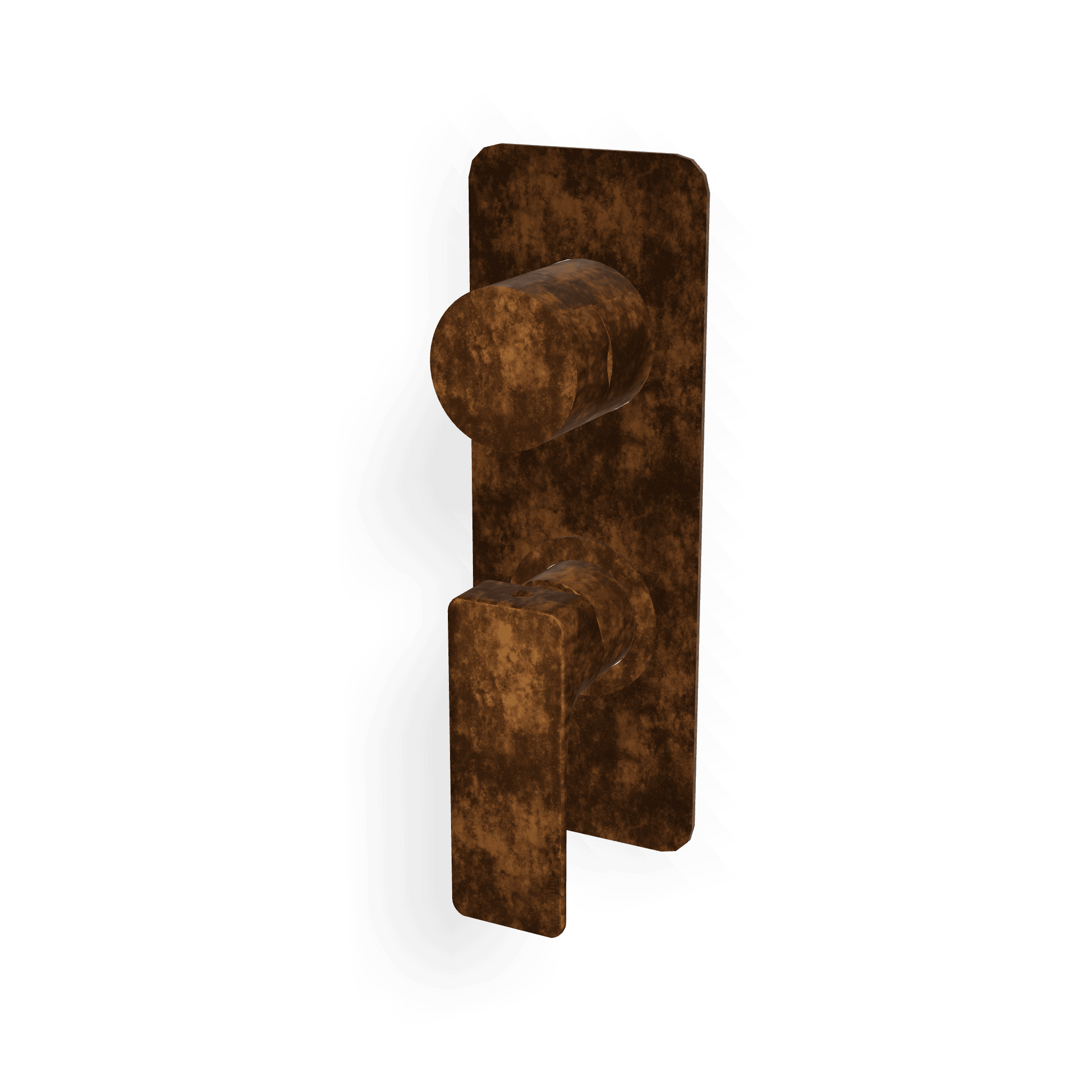 Внешняя часть смесителя для душа на 2 потребителя Hask