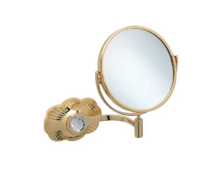 MARGHERITA Зеркало оптическое золото/стекло прозр.