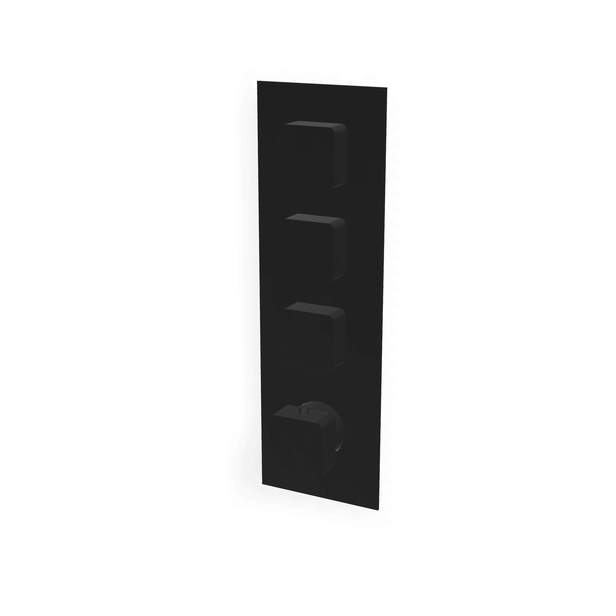 Внешняя часть термостатического смесителя для душа на 3 потребителя Hask